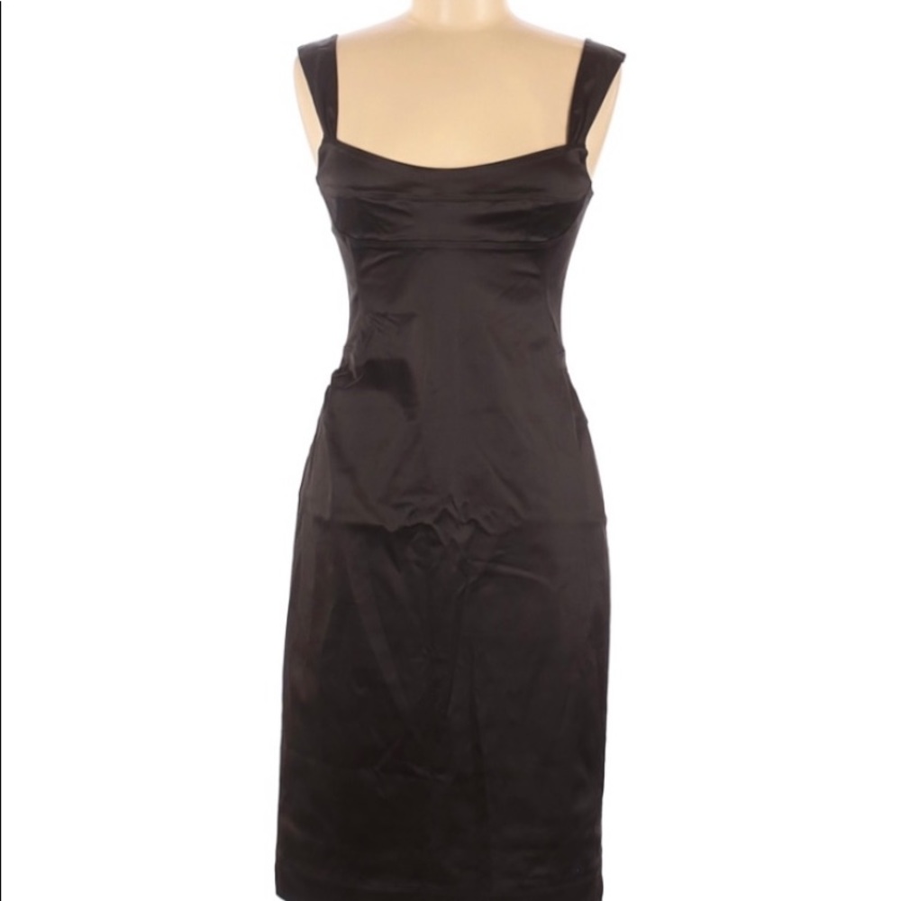 LIDA BADAY size 8 black cocktail dress in excellent condition